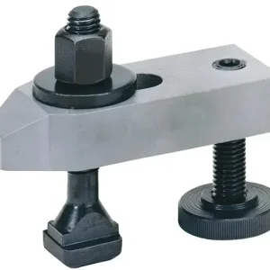 Akční Cena Upínací příložka 12x49 mm Format 7439240012, s nosem, T-šroubem a opěrným šroubem, DIN 6314 V