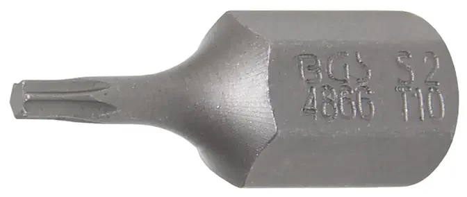 Akce Šroubovací bit 3/8" T-profil (Torx) T10 x 30 mm BGS104866, zatíž. do 5 kg (BGS104866)
