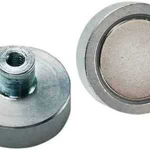 Značkový Kulatý plochý magnet 6 x 11,5 mm Format typ 3975 se závitem