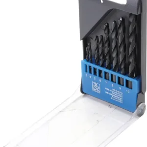 Aktuální BGS 50808 Vrtáky spirálové HSS Kraftmann 3 ÷ 10 mm (Sada 8 ks) (BGS1050808)