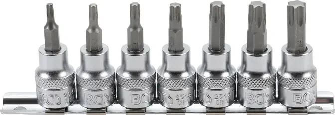 Akční Cena Zástrčné hlavice 3/8" T-profil (Torx) T15 ÷ T50 BGS105108 (Sada 7 dílů) (BGS105108)