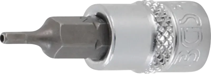Zástrčná hlavice 1/4" inbus 2 mm BGS105156-2 s vrtáním (BGS105156-2) Ověřený