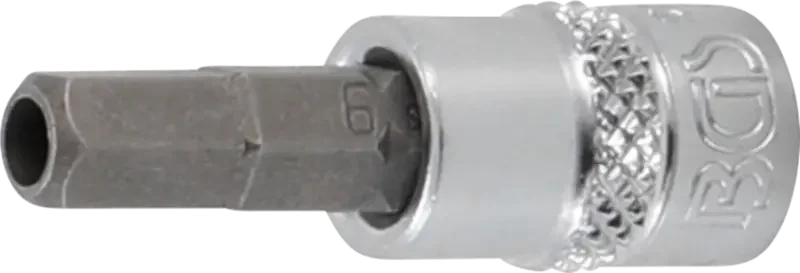 Zástrčná hlavice 1/4" inbus 6 mm BGS105156-6 s vrtáním (BGS105156-6) Levný