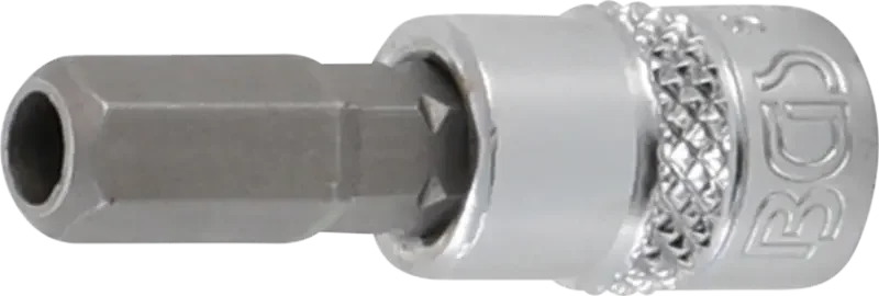 Zástrčná hlavice 1/4" inbus 6 mm BGS105156-7 s vrtáním (BGS105156-7) Tovární Cena