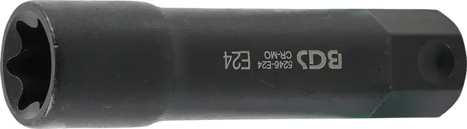 Zlevněný Nástrčná hlavice HEX 22 mm E-profil E 24 BGS105246-E24, úderová, velmi dlouhá (BGS105246-E24)