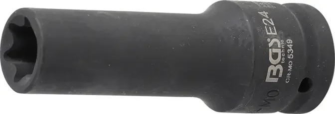 Akční Nabídka Nástrčná hlavice 3/4" E24 BGS105349, prodloužená, tvrzená pro E-Profil (BGS105349)