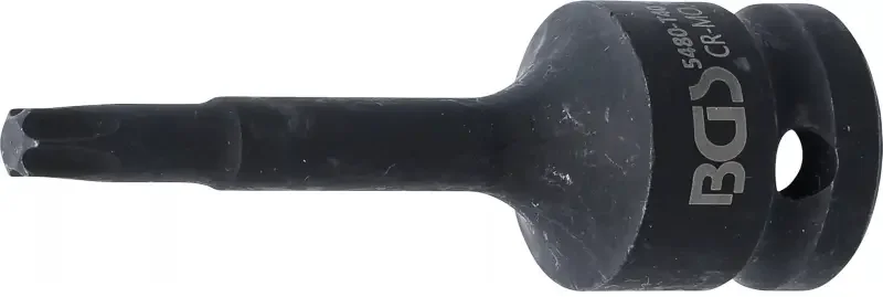 Zástrčná hlavice 1/2" T-profil T40 x 75 mm BGS105480-T40, tvrzená (BGS105480-T40) Nejlepší Volba