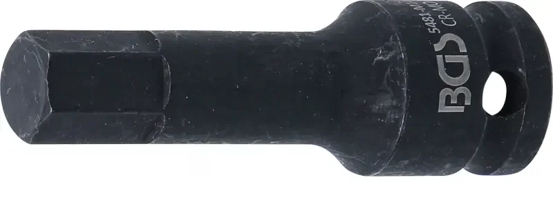 Značkový Zástrčná hlavice 1/2" inbus 14 x 75 mm BGS105481-M14, tvrzená Cr-Mo (BGS105481-M14)