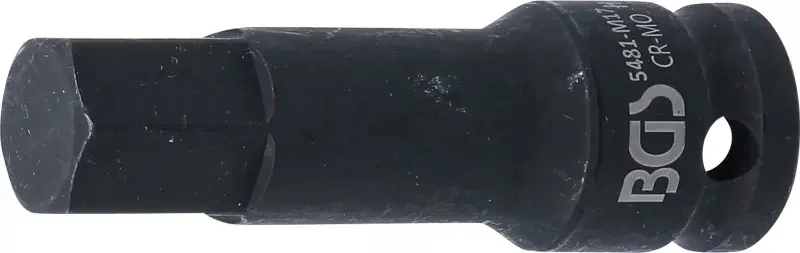 Zástrčná hlavice 1/2" inbus 17 x 75 mm BGS105481-M17, tvrzená Cr-Mo (BGS105481-M17) Hit Sezóny