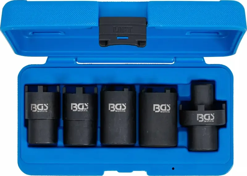 Zástrčné hlavice 1/2" na matice se zářezy BGS1067220 Pro vozy Mercedes-Benz (Sada 5 dílů) (BGS1067220) Originální