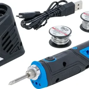 Aku páječka BGS Technic BGS 74485, kompaktní Aku pájení, USB nabíjení (1,5 Ah), 74485 (BGS1074485) Jen Po Omezenou Doba