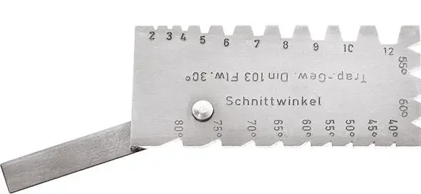 Závitová šablona Format na metrické a Whitworthové závity Vysoce Kvalitní