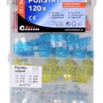 Aktuální Pojistky nožové sada 120ks 7,5/10/15/20/25/30Amp