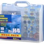 Žárovky 12V servisní box MEGA H4+H4+pojistky Nízká Cena