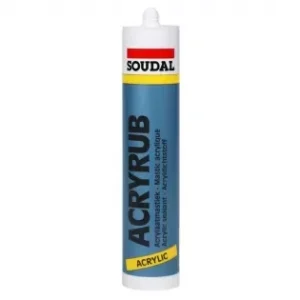 Akrylový tmel 310ml Soudal ACRYRUB Akrylový tmel 310ml bílý Soudal ACRYRUB Kup Teď