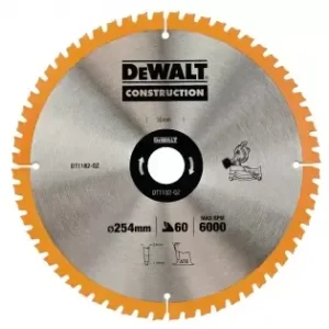 Pilový kotouč 254x30mm 60z ATB 7° DeWALT DT1182 Cenový Hit