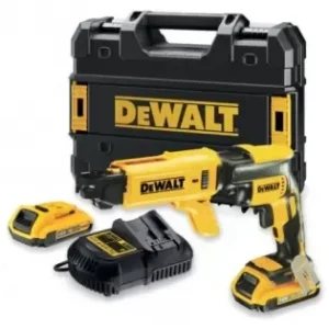 Aku bezuhlíkový šroubovák na sádrokarton 18 V Li-Ion 2x5,0 Ah DeWALT DCF620P2K Časově Omezené