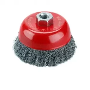 Kartáč hrnkový 75mm vlnitý drát S 0,3mm M14x2mm EXTOL CRAFT 17002 Novinka