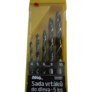Akční Nabídka MAGG Vrtáky do dřeva 060001 sada 5 kusů 4-10mm