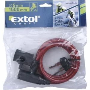 Zámek na kolo6x1500mm Nová Kolekce