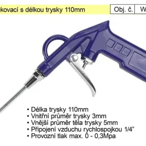 Značkový Pistole ofukovací vzduchová, tryska 110mm Magg WJ0080B2