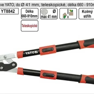 Zlevněný Nůžky na větve YATO 660-910mm kovadlinkový břit teleskopické převodo
