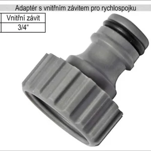 Adaptér na rychlospojku s vnitřním závitem 3/4" pro zahradní hadici Doprava Zdarma