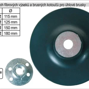 Zlevněný Nosič brusných fíbrových výseků 150mm pro úhlové brusky