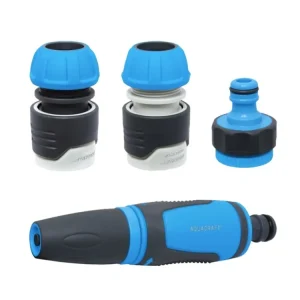 AQUACRAFT Rozstřikovač soft-touch + spojky 1/2" + adaptér 3/4"-1/2" Must-Have