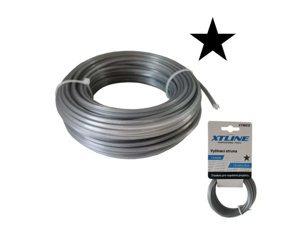 XTLINE Vyžínací struna hvězda | 2,7 mm / 15 m Levný