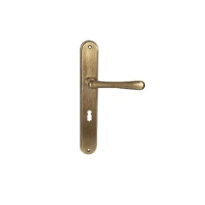 Značkový kování NI-Elegant kl/kl 90BB OGR- Bronz česaný lesklý