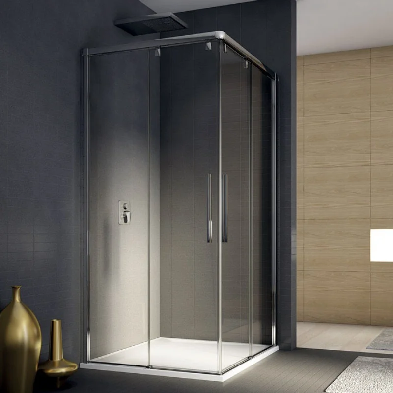 Akce RONAL PLSE2 Pur Light S rohový vstup, 70cm, pravý, aluchrom/sklo zrcadlové PLSE2D0705053