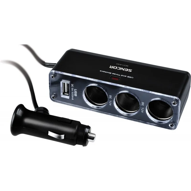 SENCOR SCH 440 USB adaptér a 3x rozbočovač 35032615 Rychlé Dodání