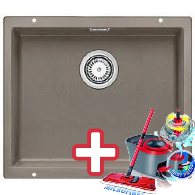 Akční Cena BLANCO Subline 500 - U dřez Silgranit tartufo 517434 + ZDARMA VILEDA MOP Easy Wring