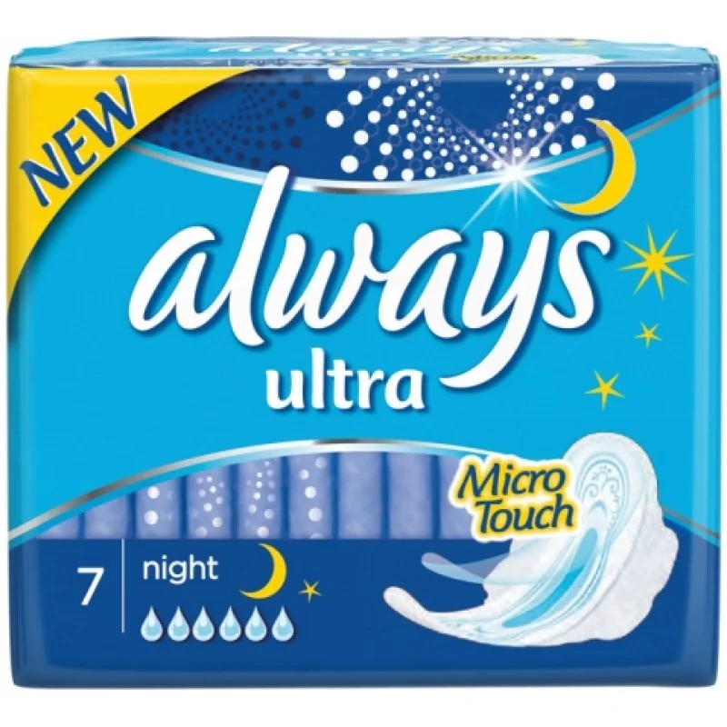 ALWAYS Ultra Night 7ks dámské vložky Víkendová Akce