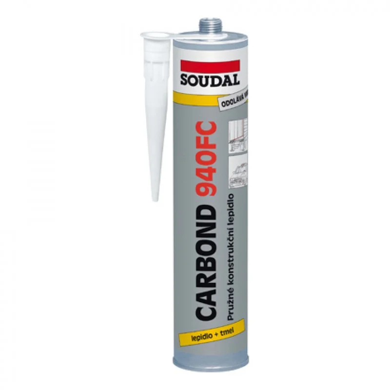 Akční Nabídka SOUDAL CARBOND 940FC konstrukční lepidlo 310 ml, šedá