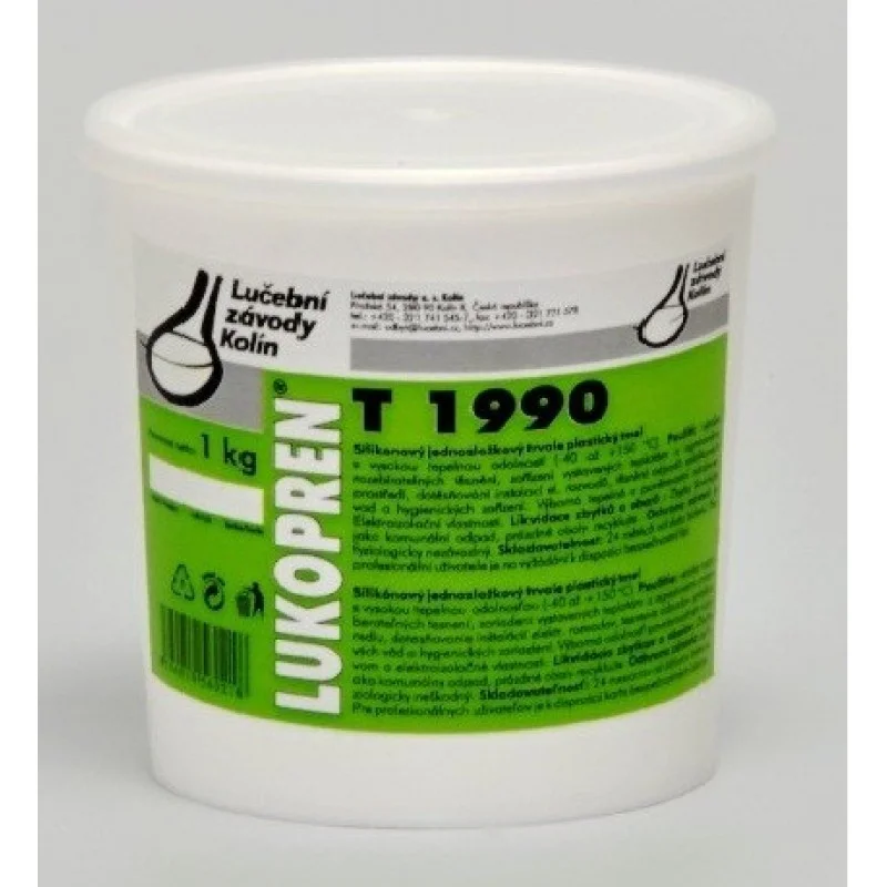 Akční Cena LUKOPREN T1990 plastický silikonový tmel 200 g, šedá