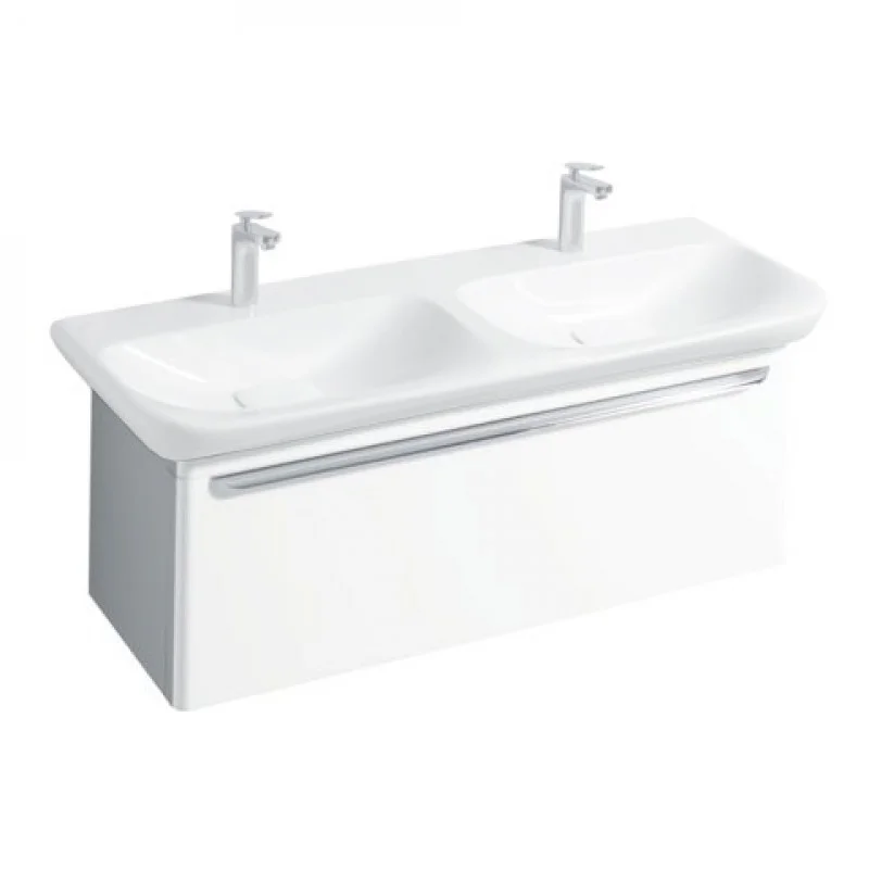 Zlevněný KERAMAG DESIGN myDay skříňka pod umyv. 116x41cm, lesklá bílá 814130000