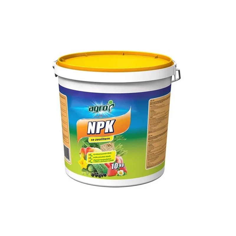 AGRO Univerzální hnojivo NPK se zeolitem v kbelíku 10 kg Poslední Šance