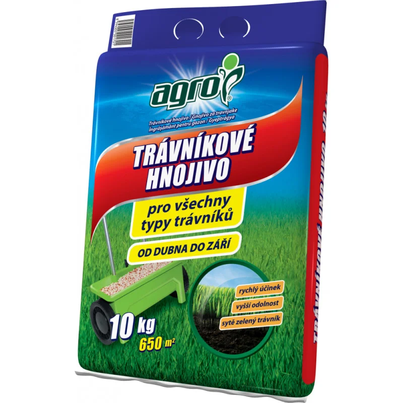 AGRO Trávníkové hnojivo NPK 10 kg Značkový