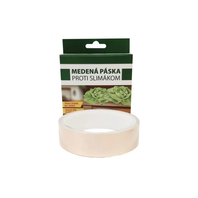 AGRO Samolepící páska proti šnekům 4 m x 2,5 cm, měděná Ověřený