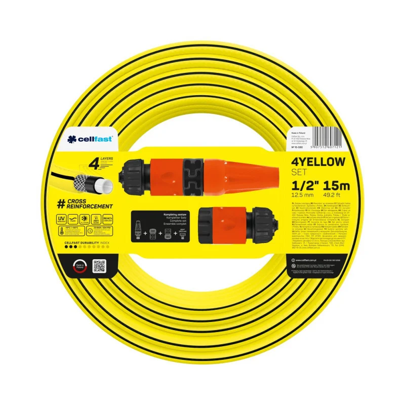 Aktuální Cellfast Sada na zavlažování 4YELLOW 1/2 15m