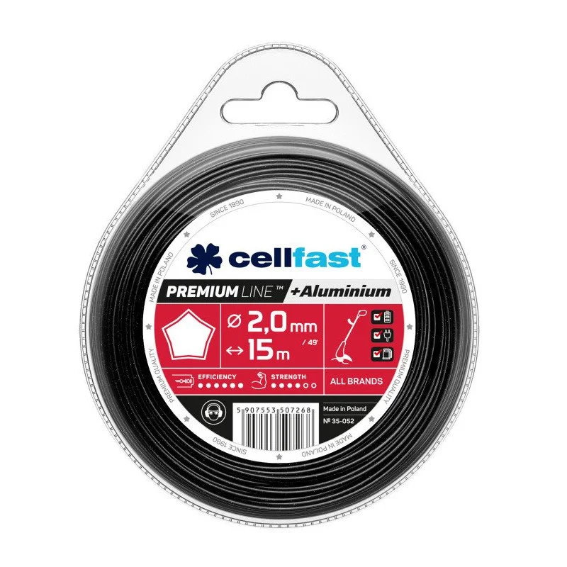 Akční Nabídka Cellfast Žací lanko hvězda PREMIUM + hliníkové částice 2,7mm x 90m