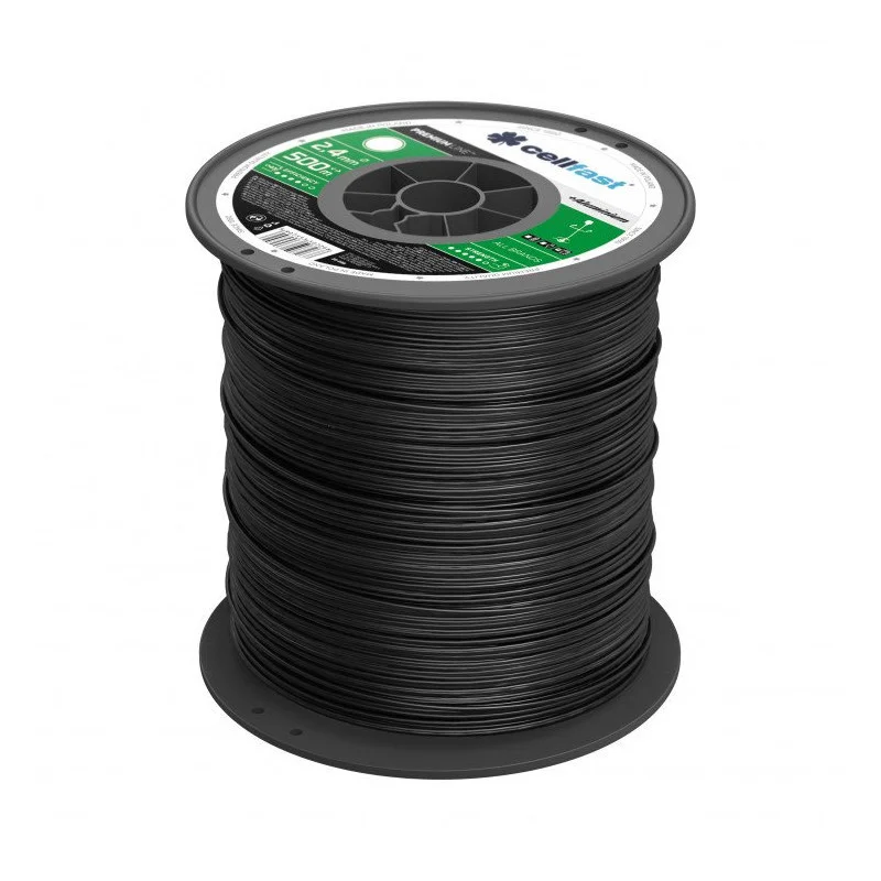 Značkový Cellfast Žací lanko kulaté PREMIUM + hliníkové částice 2,4mm x 500m
