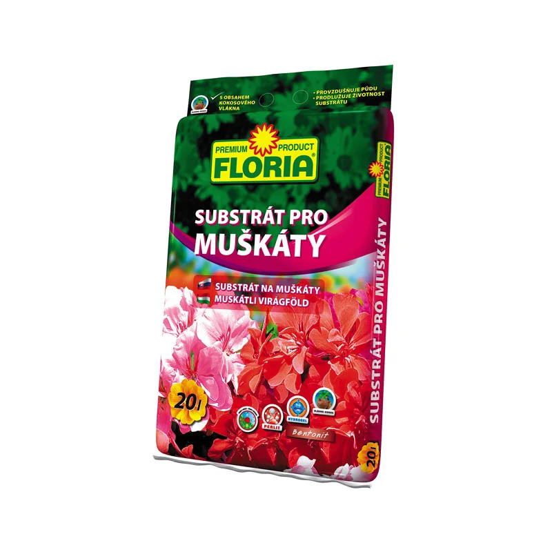 AGRO Substrát na muškáty 20 L Jen Po Omezenou Doba