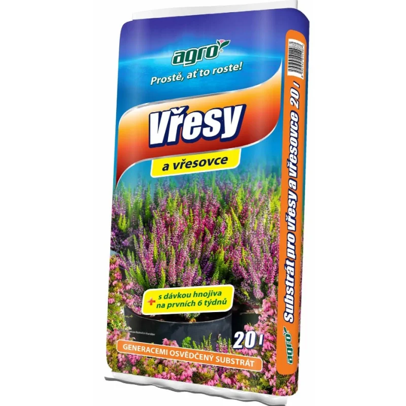 AGRO Substrát na vřesy 20 L Objednat Nyní