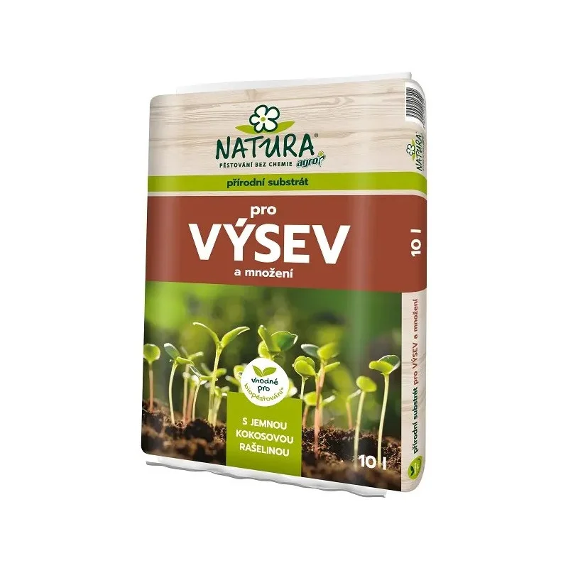 AGRO Natura Substrát pro výsev a množení 10 L Objednat Nyní