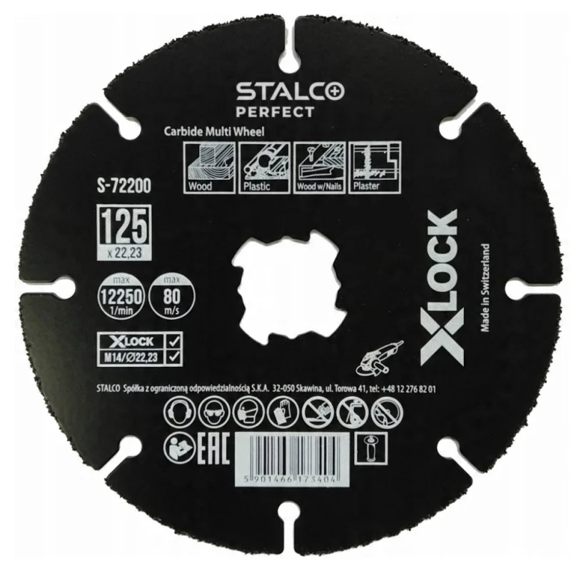 Aktuální STALCO Karbidový řezný kotouč 125 mm X-LOCK