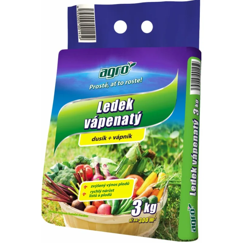 AGRO Minerální hnojivo Ledek vápenatý 3 kg Nejprodávanější