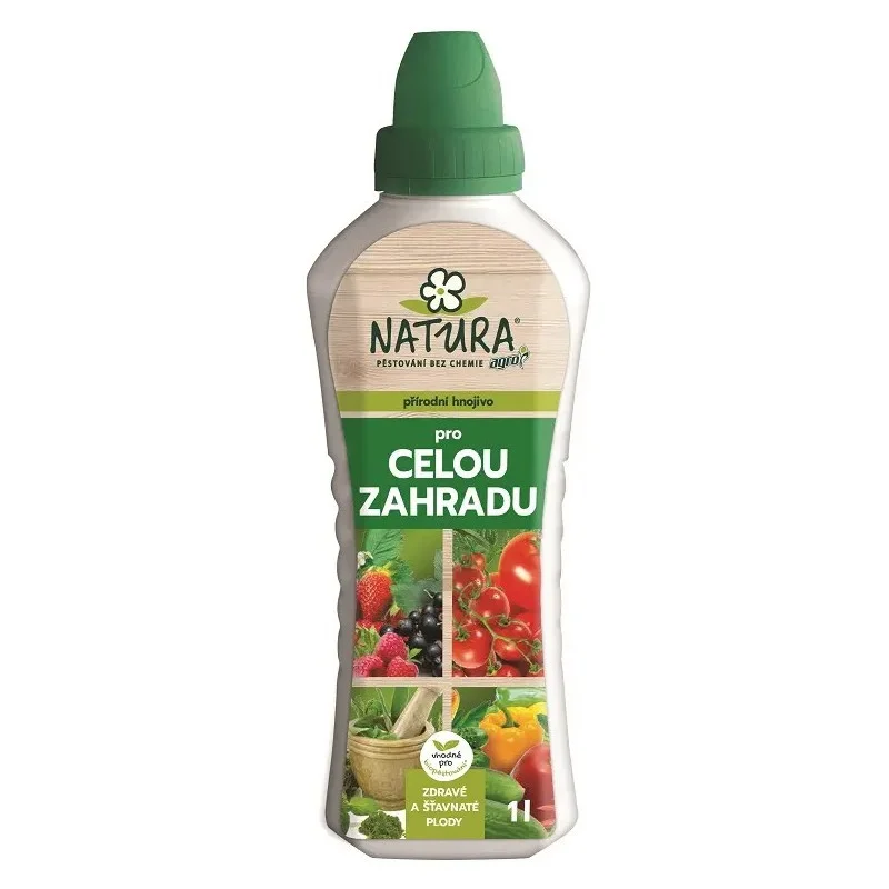 AGRO Natura Kapalné organické hnojivo na celou zahradu 1 L Vysoce Kvalitní